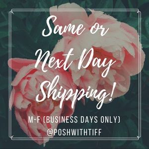 Same day or next day shipping!